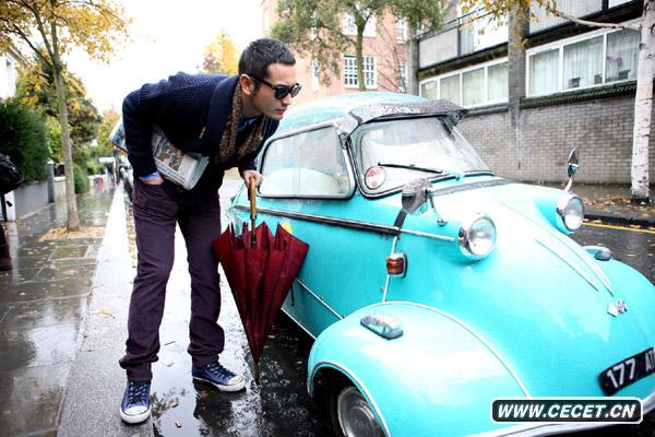 黃曉明倫敦時(shí)尚之旅