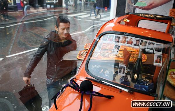 黃曉明倫敦時(shí)尚之旅