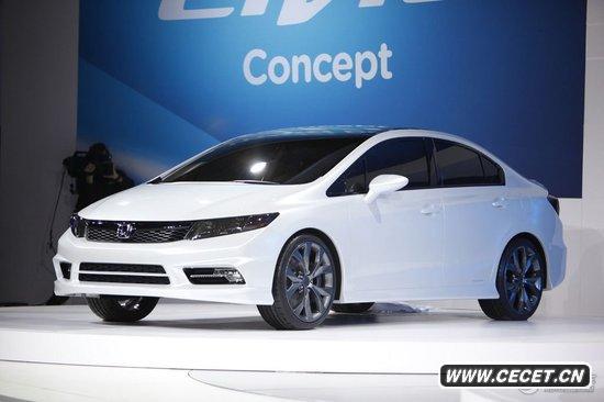 思域概念車(chē)北美車(chē)展公布 2012年換代上市