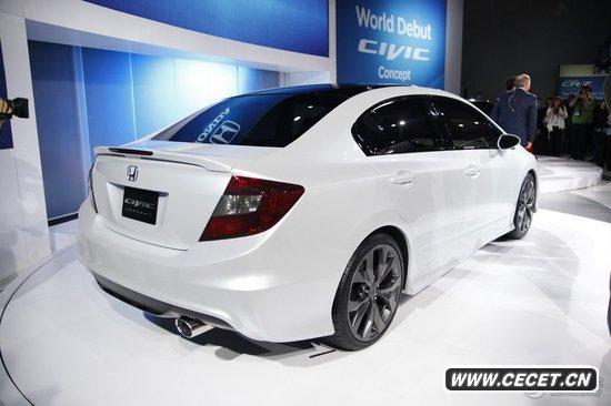 思域概念車(chē)北美車(chē)展公布 2012年換代上市