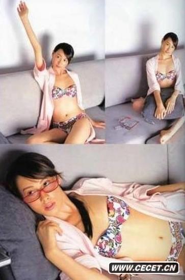 梁洛施早年比基尼寫(xiě)真