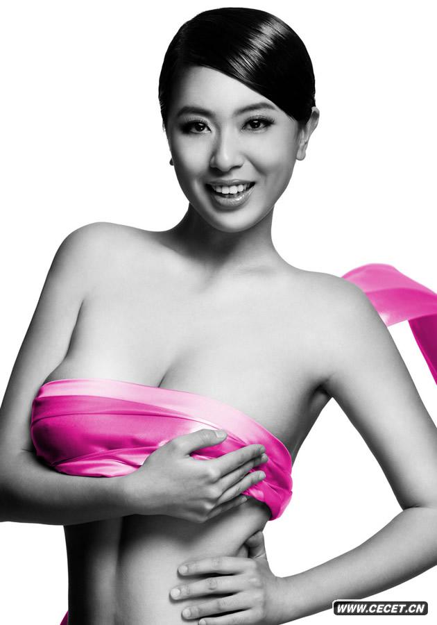 趙銘全裸出鏡加盟粉紅絲帶