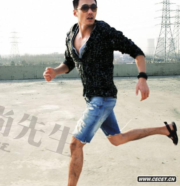 胡兵牛仔系列大片曝光