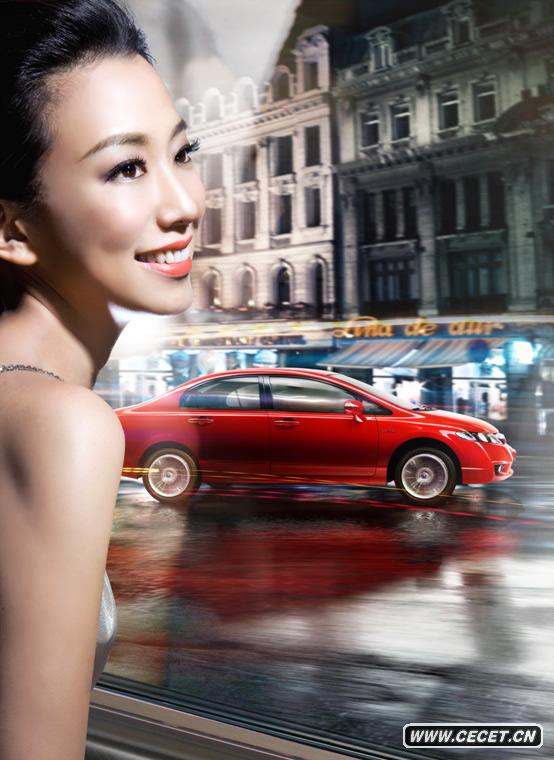 吳辰君演繹汽車(chē)主題大片