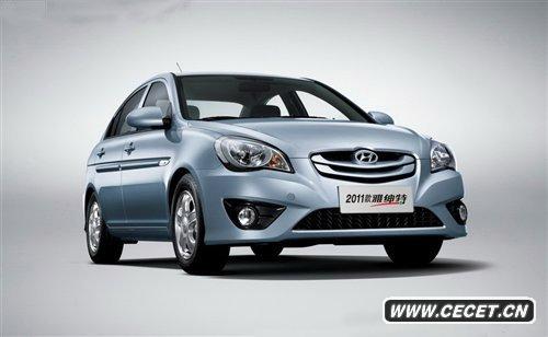2011款北京現代雅紳特上市 售7.18-9.78萬(wàn)