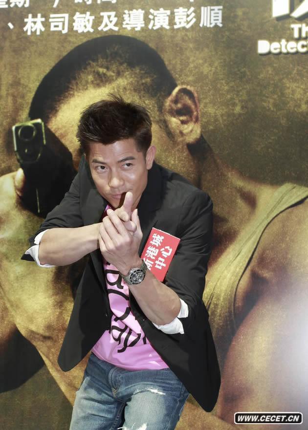 新片《B+偵探》主演郭富城到馬鞍山某商場(chǎng)宣傳造勢