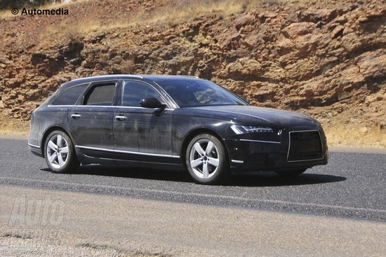 秋天發(fā)布 曝奧迪A6新一代旅行車(chē)低偽諜照