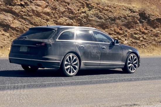 秋天發(fā)布 曝奧迪A6新一代旅行車(chē)低偽諜照