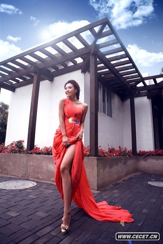 圖為冠軍王欣的參賽圖片