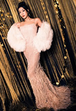 吉克雋逸化身摩登女郎