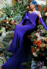 周筆暢復古羅蘭紫優(yōu)雅從容